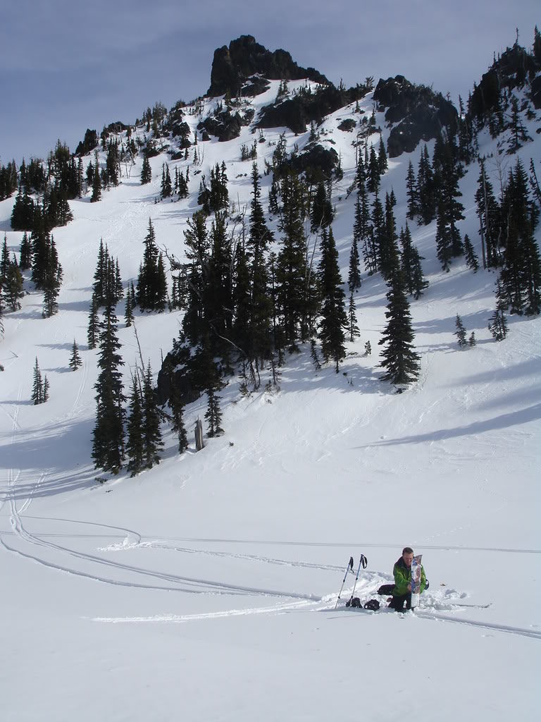 After riding down the backside of 3 Way Peak and heading over to Morse Creek