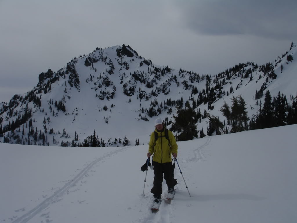 Skinning past Shepard Lake Chute