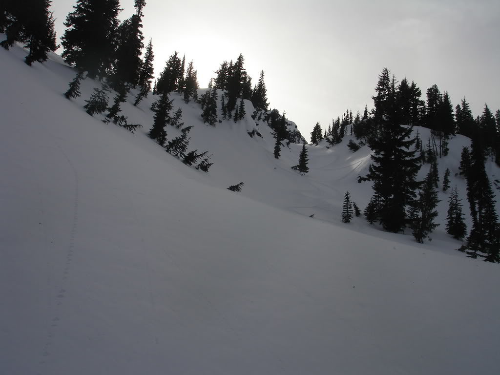 Riding the lower section to Morse Creek