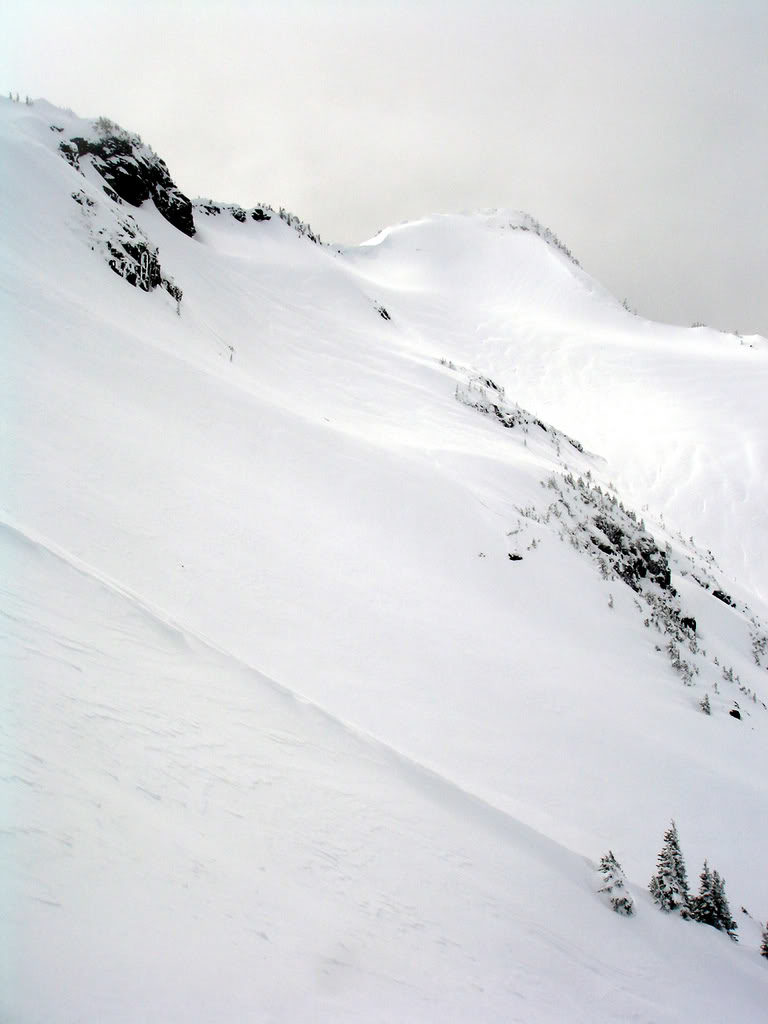 Looking over at Fay Peak from Knapsack Pass in Mount Rainier National Park 