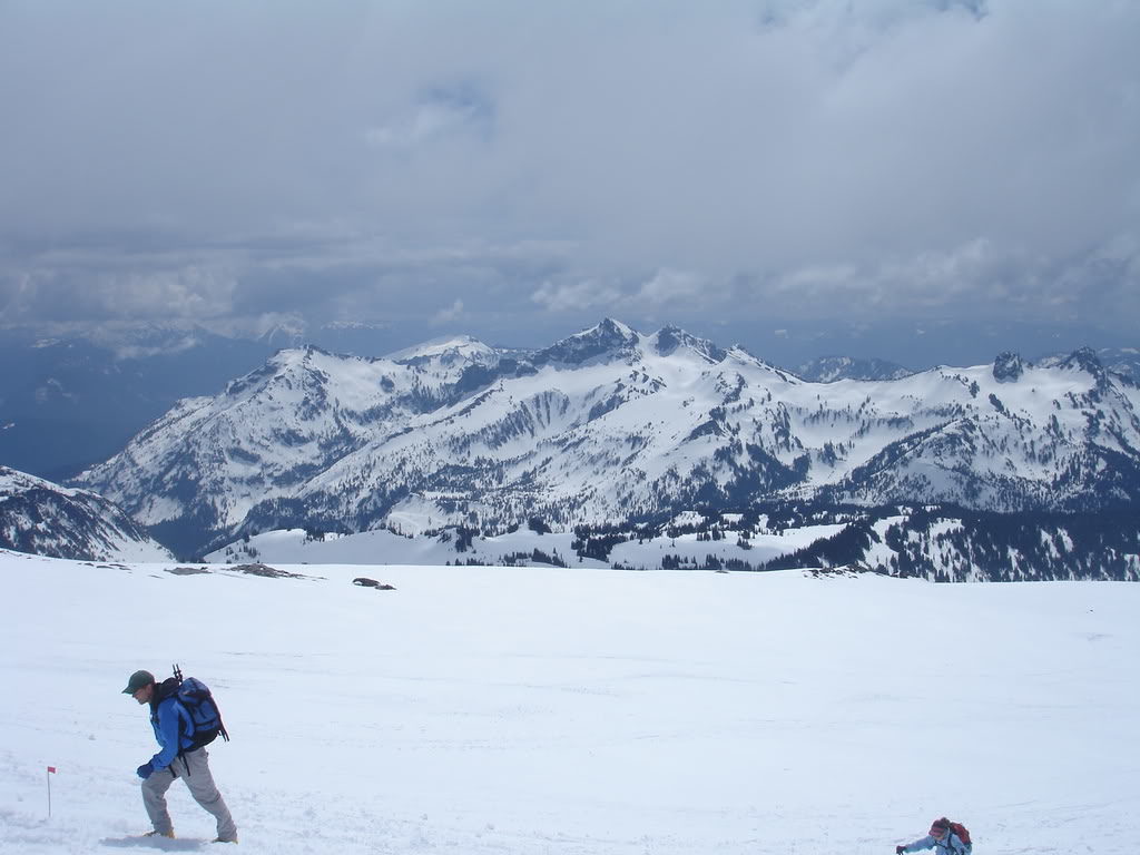 First view of the Tatoosh Range