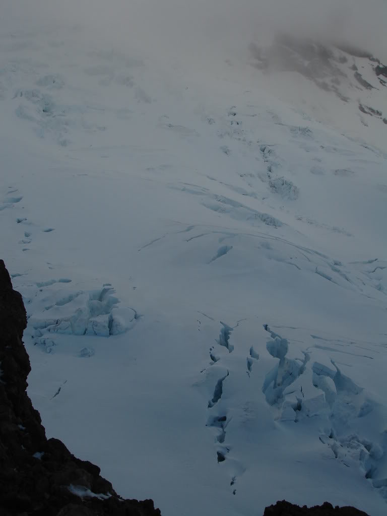 Looking at the Emmons Glacier