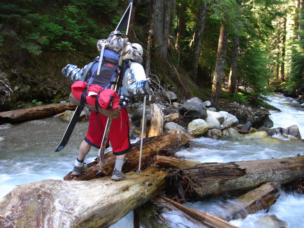 The Sketchy Creek Crossing over Red Creek