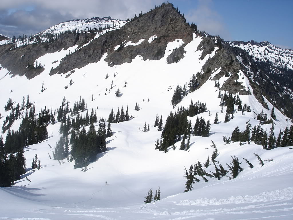 Riding into Yakima basin near Chinook Pass