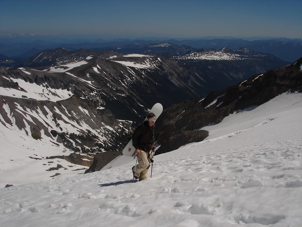 Making my way up the Interglacier while linking up the 3rd Burroughs and the Interglacier