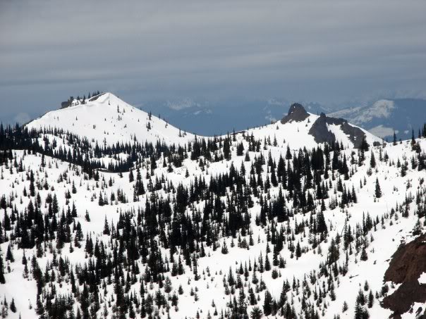 Looking towards Noble Peak on Corral Pass