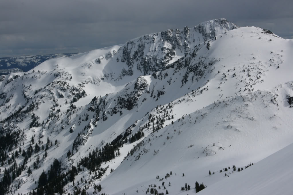 Looking to the South from the summit of Mt. Aix