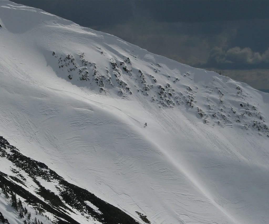 Enjoying the open terrain in the Mt. Aix Backcountry