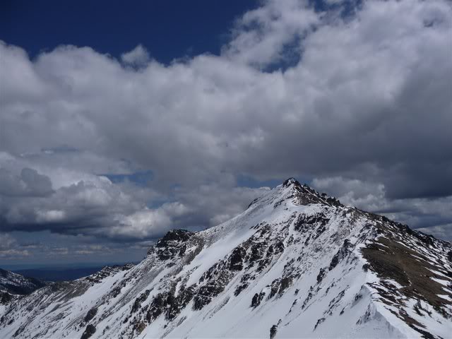 Our first view of Mt Aix from the South