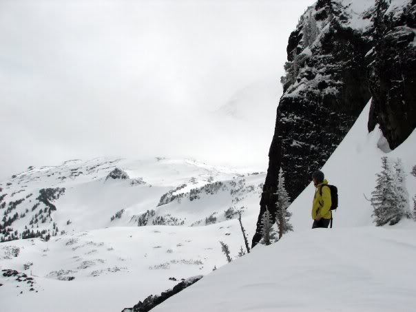 Looking into Mist Park and the Flett Glacier Headwall in Mount Rainier National Park