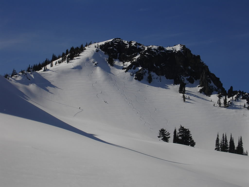 Taking a lap of Placer Peak