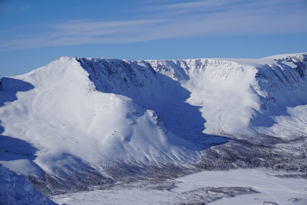 Looking into the Khibiny Mountains