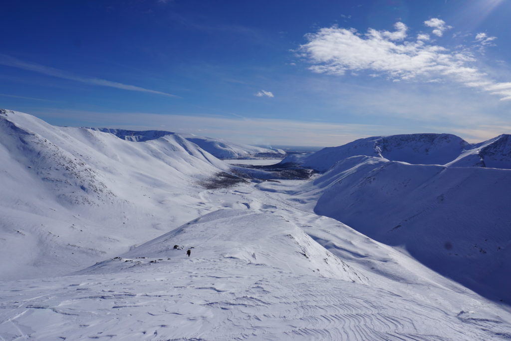 Ski touring in the Khibiny Mountains