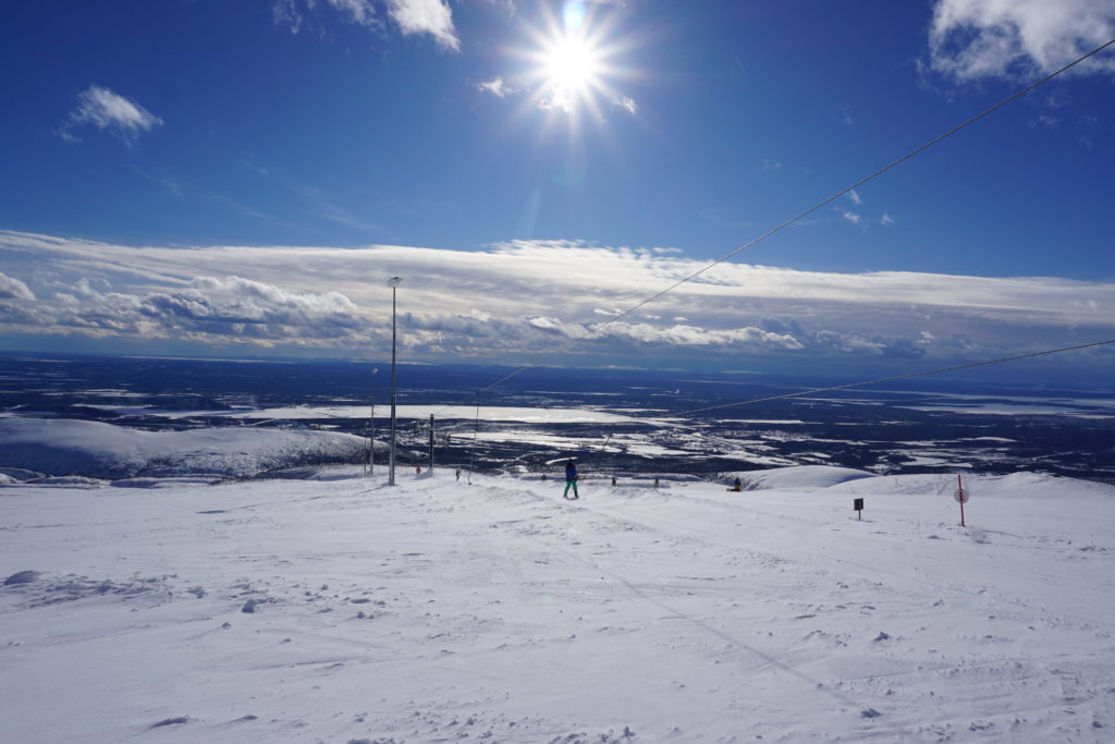 Using the Tbars at Bigwood ski resort to access Mount Aikuaivenchorr