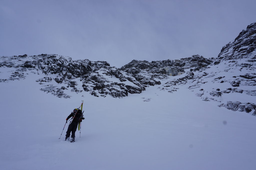 climbing up another couloir