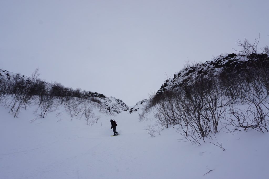 Having a great day ski touring in the Khibiny Mountains