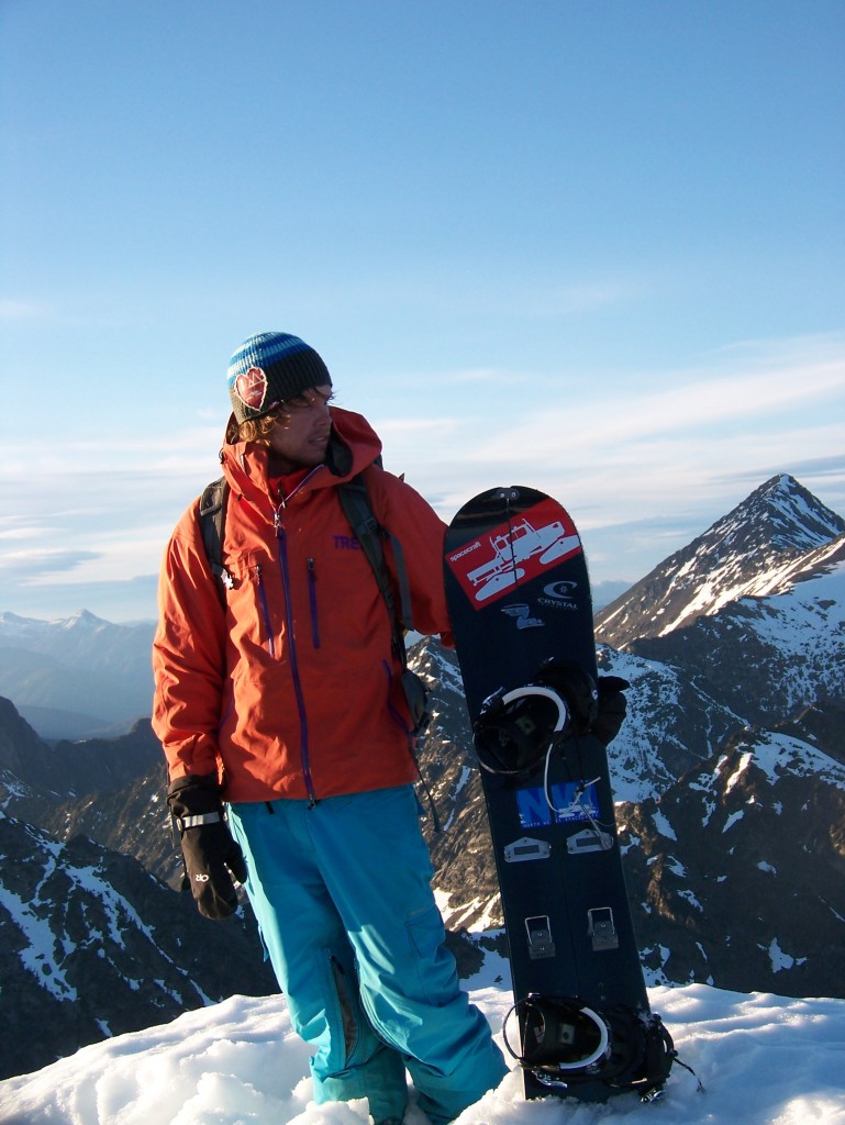 Back on the summit of Abernathy Peak after my climb