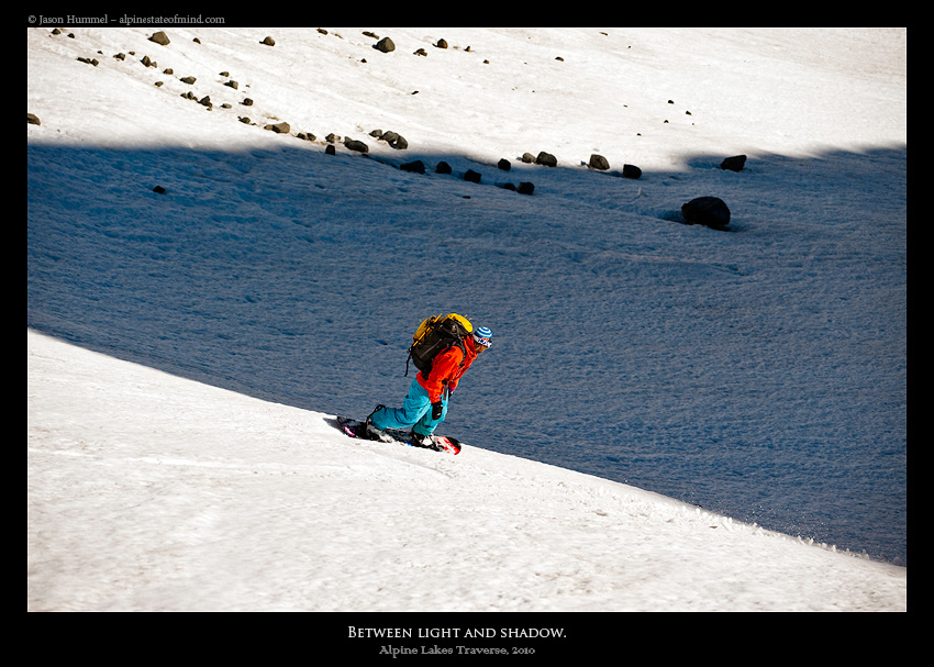 Riding towards Overcoat Lake