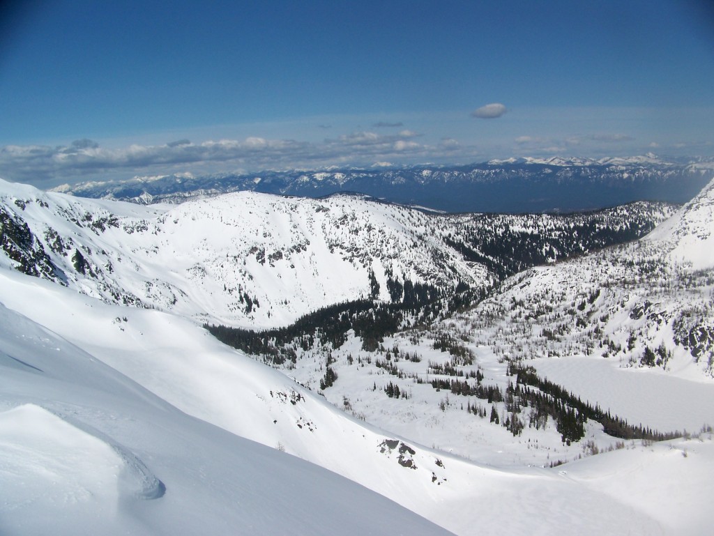 the view from Deadhorse Pass in the Chiwaukum Range