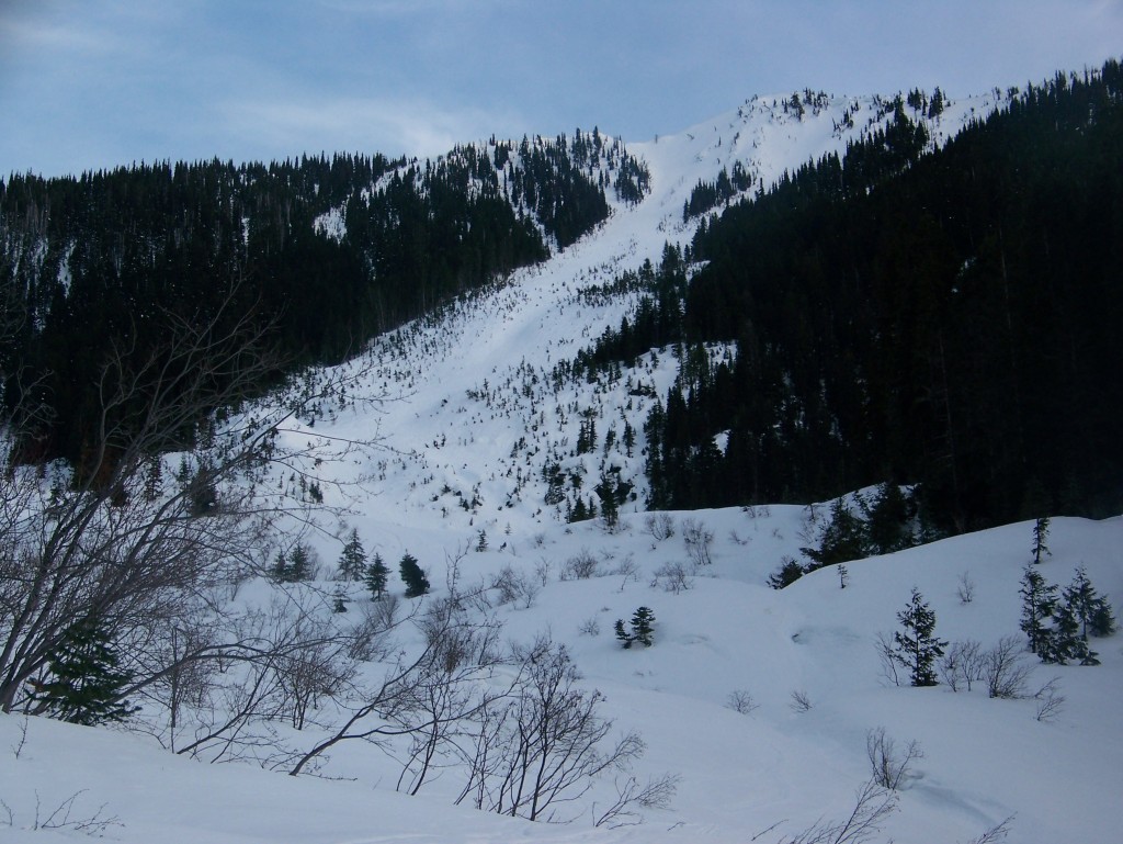 Our exit via the Swath Peak