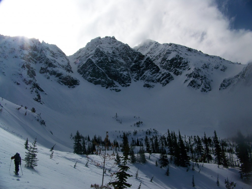 Our first view of the Big Chiwaukum via the west side near Stevens Pass