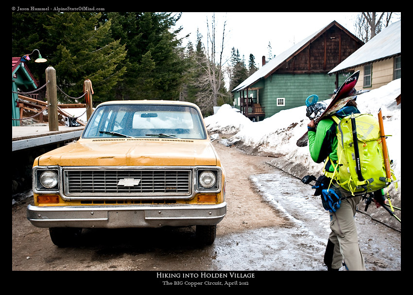 Ski touring back to Holden Village