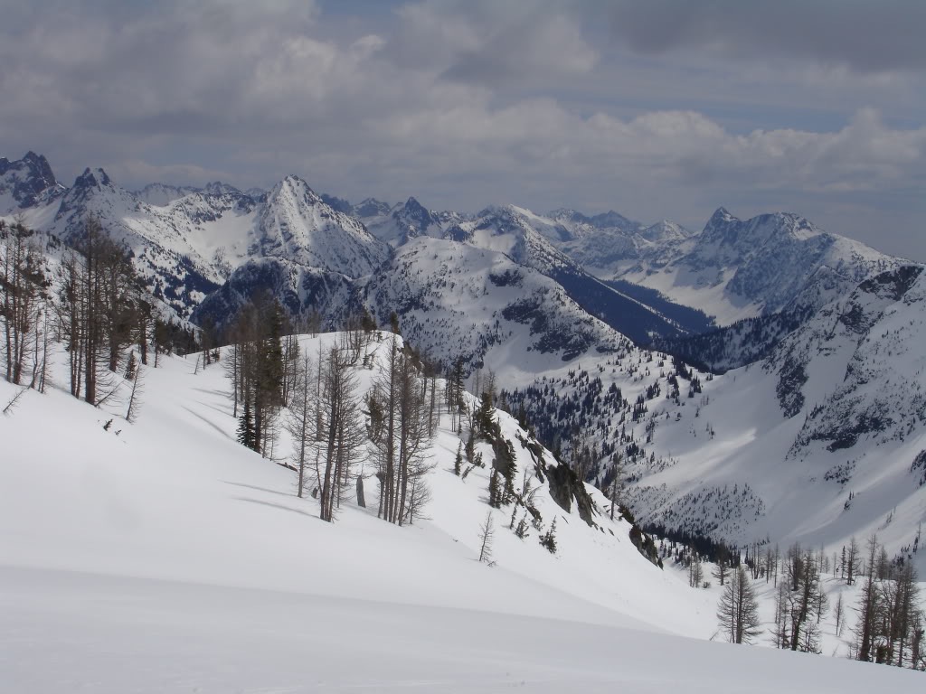 Looking North in to the North Cascades of Washington