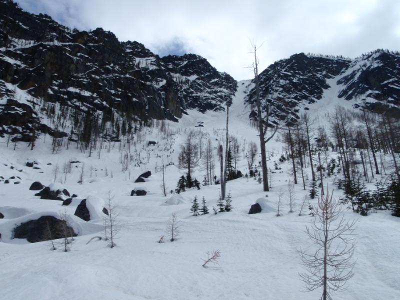 Looking at the North Chute