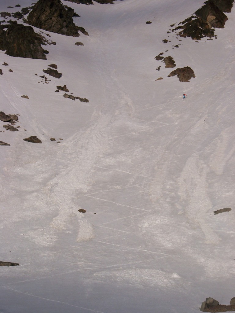 Sunset ski tour of Cardinal Peak in the Chelan Mountains