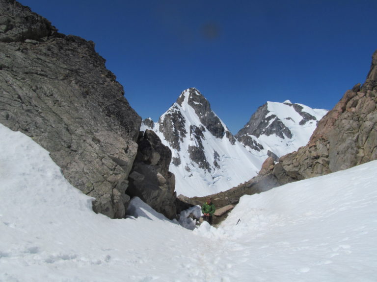 Ready for camp at Gunsight Notch