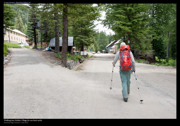 Walking into Holden Village