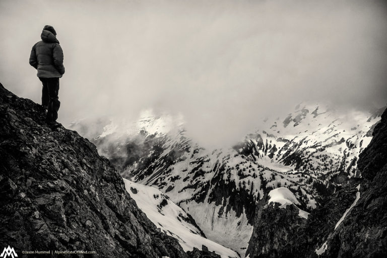 Cloudy afternoon looking towards Sahale