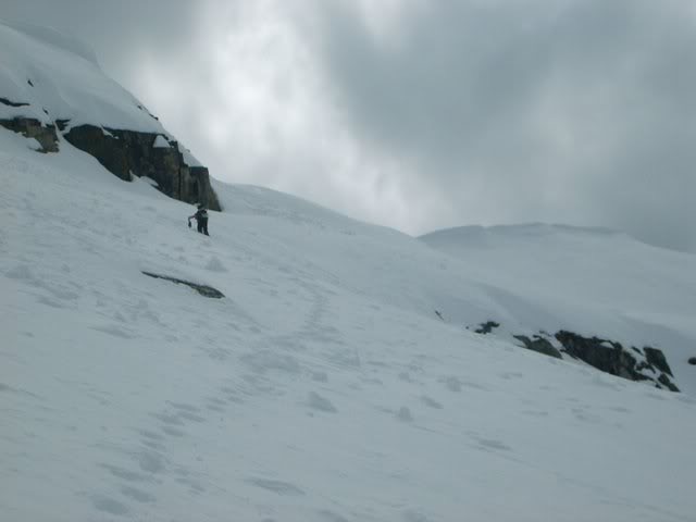 switching over to Crampons and Ice axes to access the peak