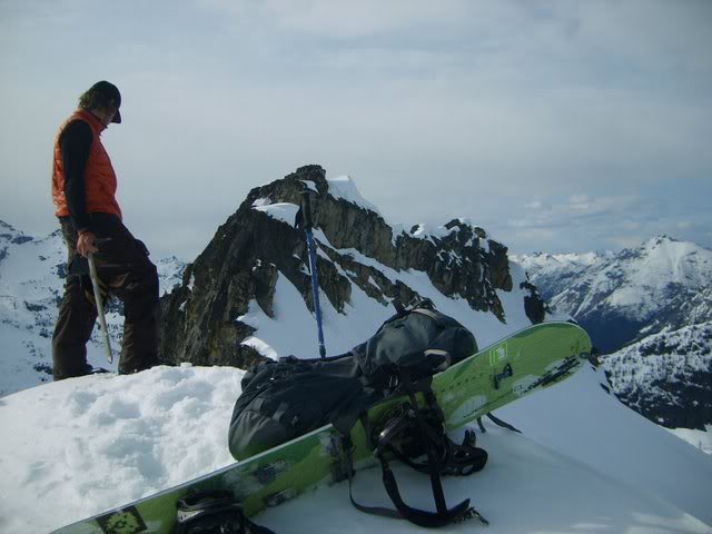 Standing on the sub summit of Frisco Mountain