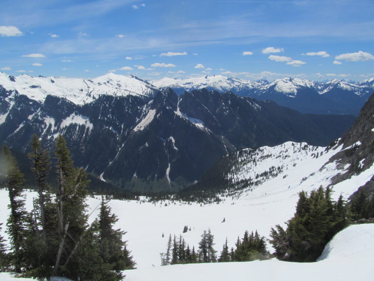 The view west from Backbone Ridge