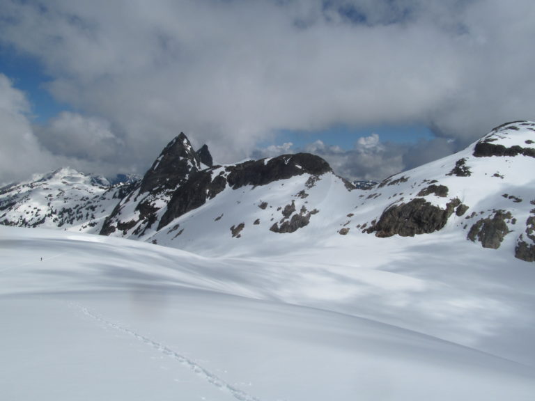 ski touring around Eldorado Peak