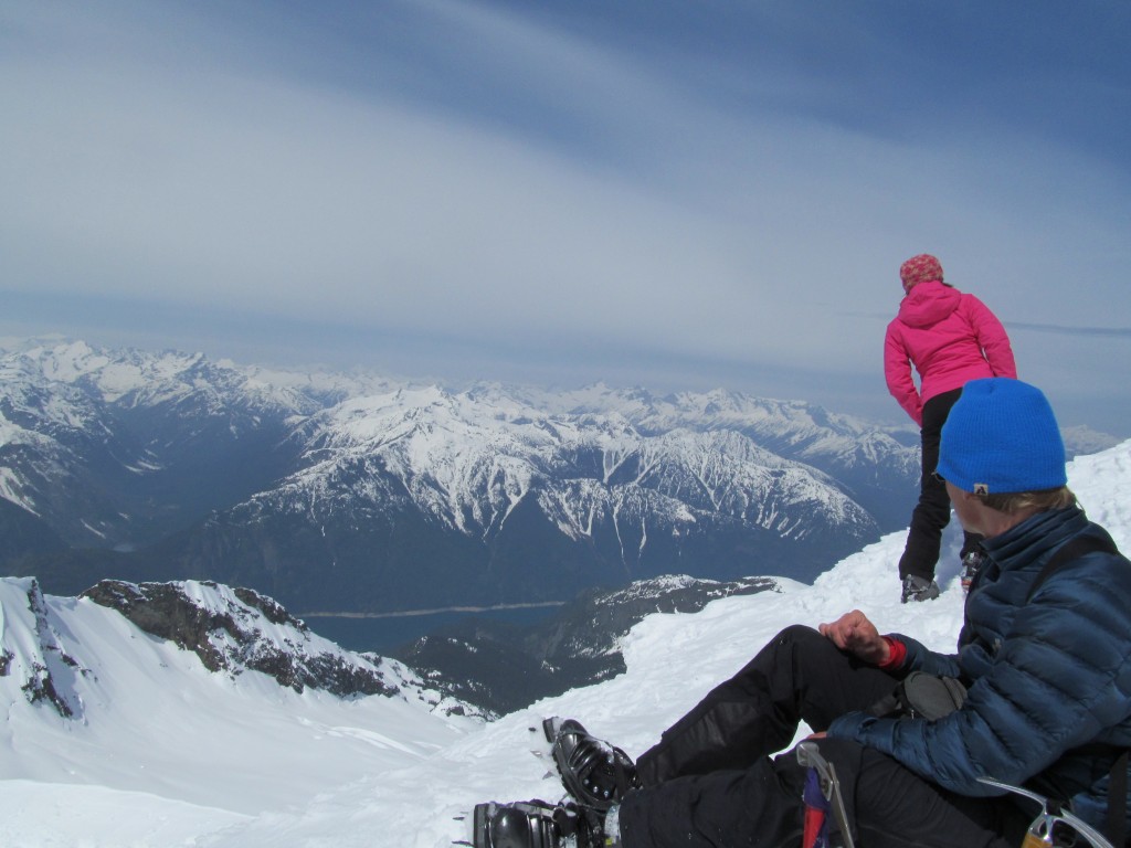 Standing on the summit of Jack Mountain looking towards North Cascades National Park