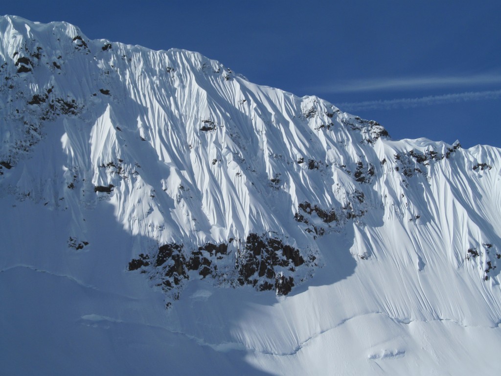 Looking at the Nohokomeen Headwall on Jack Mountain