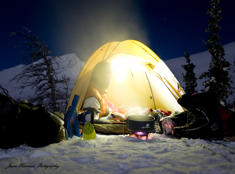 A beautiful night to be camping in the Chiwaukum Mountains