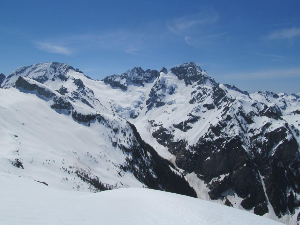 Looking towards the Ptarmigan Traverse