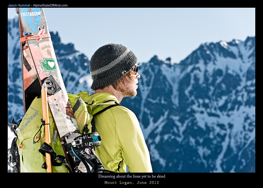 Enjoying a cloudless and windless day in the North Cascades