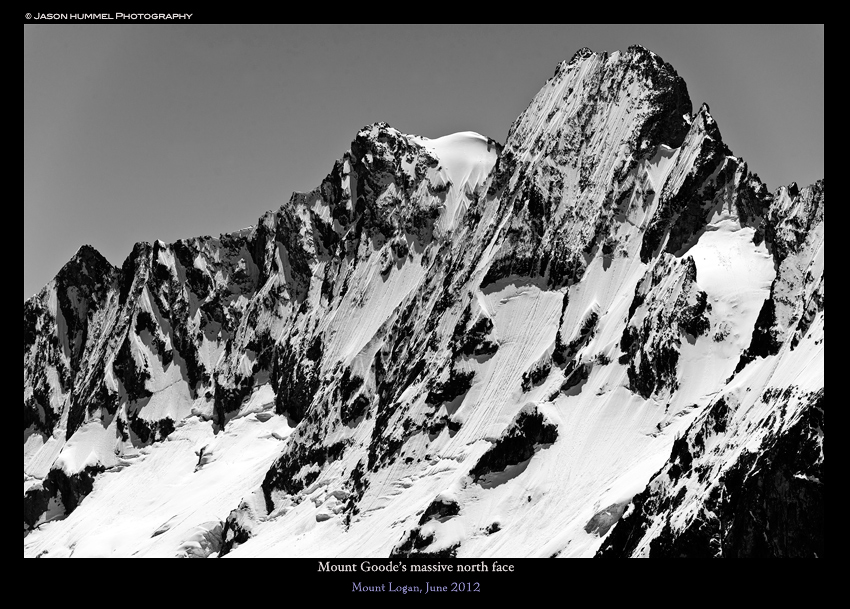 Looking towards the North face of Goode Mountain