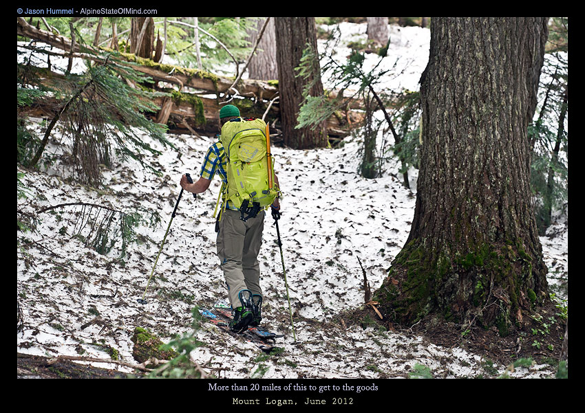 Heading back up Fisher Basin to Easy Pass