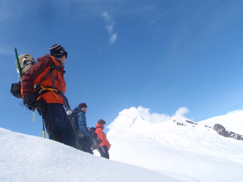 Looking back at the South side of Mount Shuksan