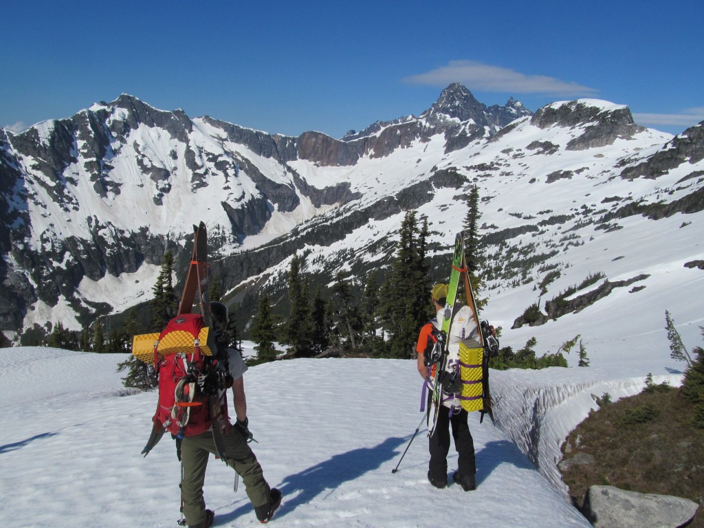 Looking towards McMillan col