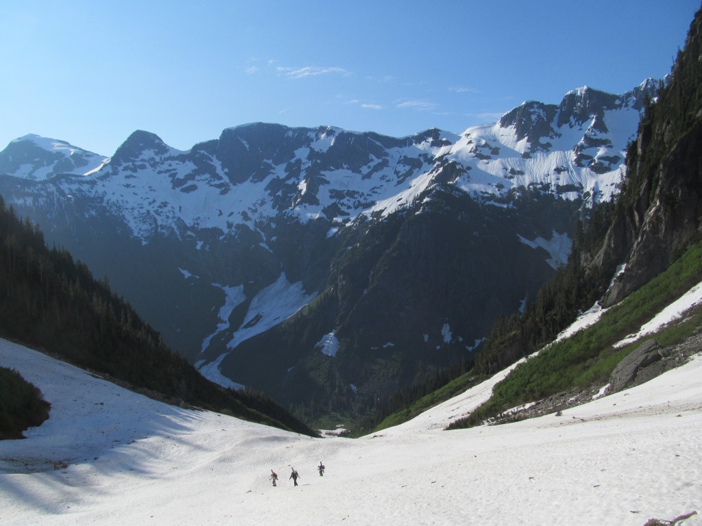 Climbing up towards Mount Fury