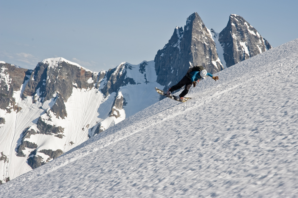 Enjoying the upper glacier