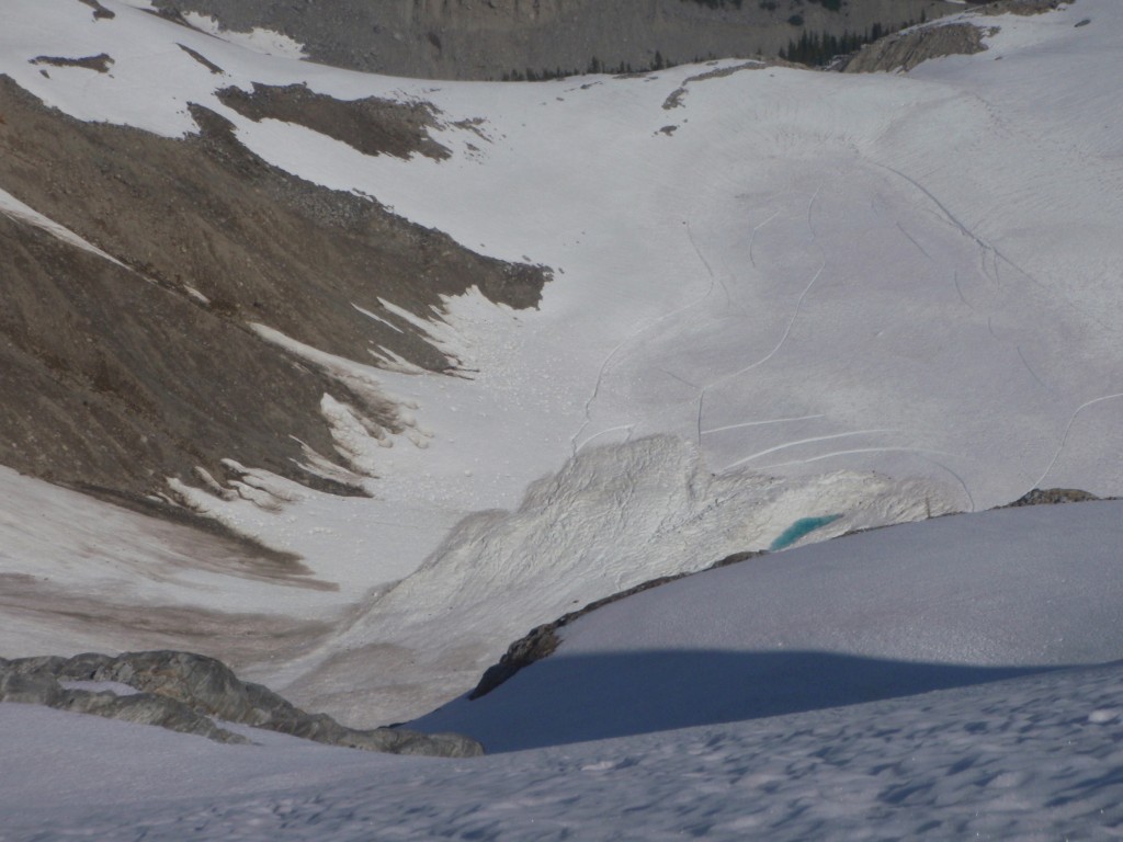 Our route into the Northern Picket Range