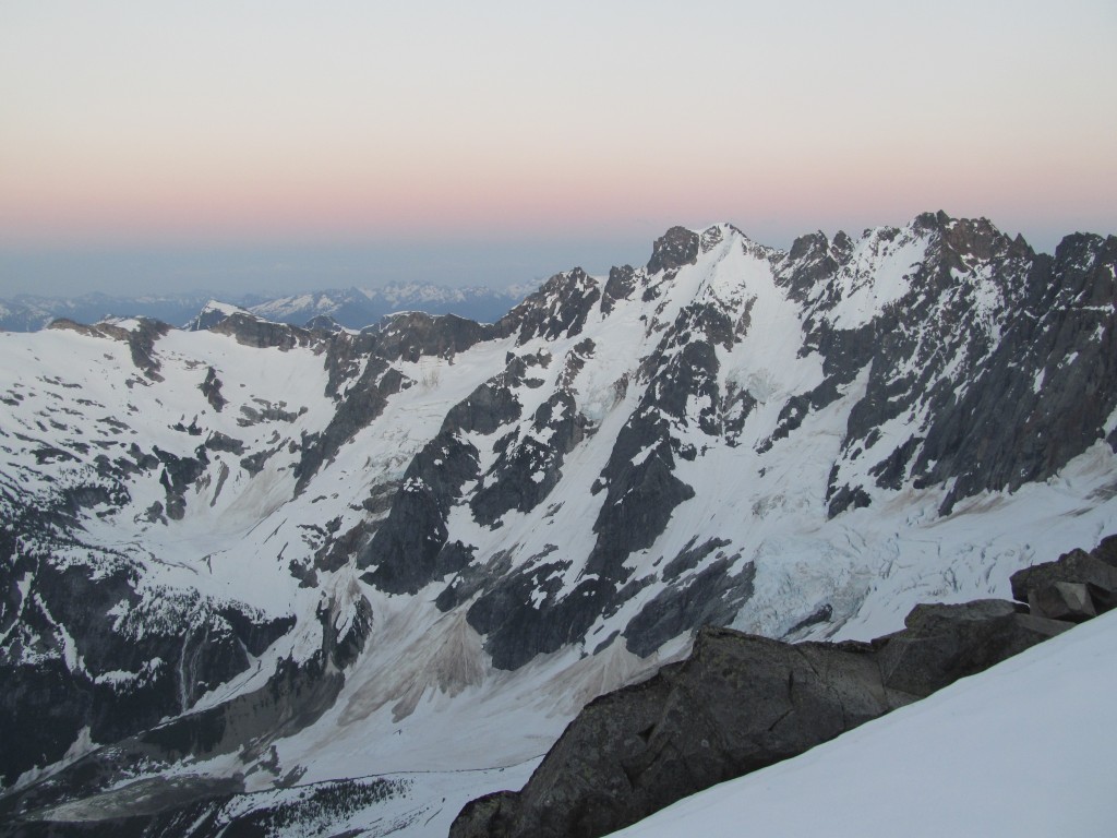 Sunset over the North Face of Fury