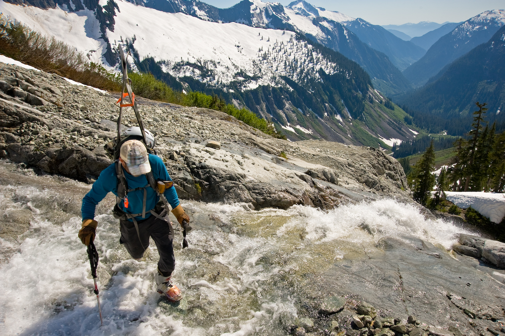 Heading out of the Northern Pickets and onto Easy Ridge